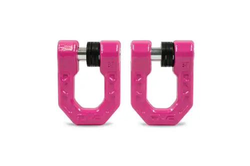 DV8 Offroad - DV8 Offroad Elite Series 3/4" D-Ring Shackles | Pair (Pink)