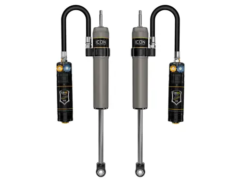 ICON Vehicle Dynamics - ICON 0-3” Lift, V.S. 2.5 Aluminum Series Shock Absorbers, Remote Reservoir w/ CDXS for Toyota (2025) 4Runner (Rear,  Pair)