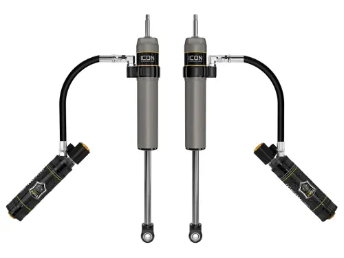 ICON Vehicle Dynamics - ICON 0-3” Lift, V.S. 2.5 Aluminum Series Shock Absorbers, Remote Reservoir w/ CDEV for Toyota (2025) 4Runner (Rear,  Pair)