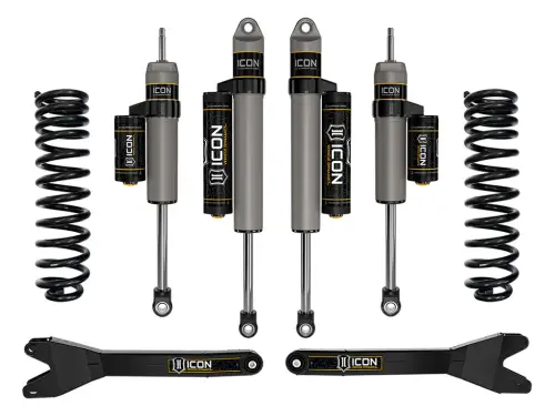 ICON Vehicle Dynamics - ICON 2.5" Lift, Stage 2 Suspension System w/ Radius Arms for Ford (2023-25) F-250/F-350 Super Duty 4WD, Gas