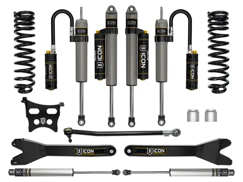 ICON Vehicle Dynamics - ICON 2.5" Lift, Stage 5 Suspension System w/ Radius Arms for Ford (2023-25) F-250/F-350 Super Duty 4WD, Diesel