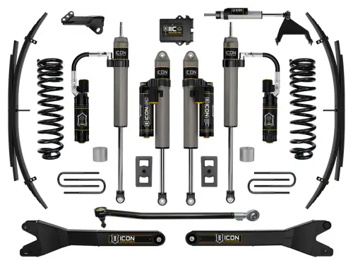 ICON Vehicle Dynamics - ICON 2.5" Lift, Stage 6 Suspension System w/ Radius Arms and Expansion Packs for Ford (2023-25) F-250/F-350 Super Duty 4WD, Diesel