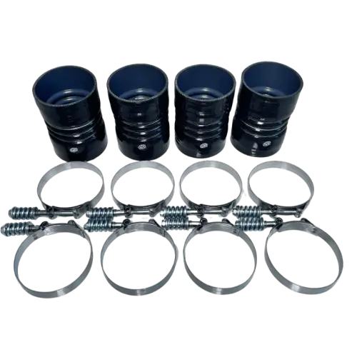 S&B - S&B  4" x 6" Intercooler Boot w/ Clamps for most Freightliner, Peterbilt and Kenworth (Set of 4)