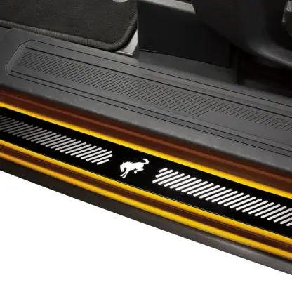 Putco - Putco "Ford Bronco Logo" Stainless Steel Door Sill Plates Kit for Ford (2021-26) Bronco - 2 Door, Stainless Steel/Etched Bronco Logo