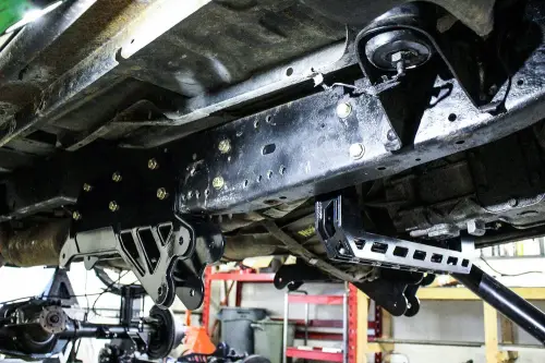 RYD Motorsports - RYD ZF Crossmember for Ford (1992-97) F-150/F-250/F-350 (OBS to 05-16 Superduty Axle Swap)