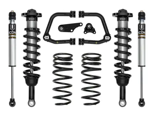 ICON Vehicle Dynamics - Icon 1.25-3" Lift, Suspension System, Tubular, Overland Rear Springs for Toyota (2024-25) Tacoma (Stage 2)