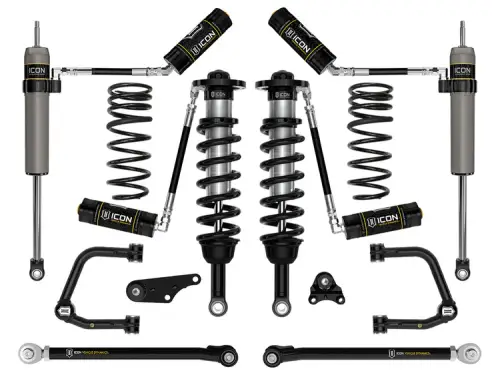 ICON Vehicle Dynamics - Icon 1.25-3" Lift, Suspension System, Tubular, Overland Rear Springs for Toyota (2024-25) Tacoma (Stage 7)