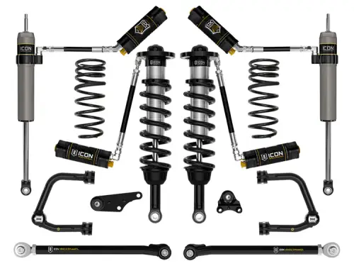ICON Vehicle Dynamics - Icon 1.25-3" Lift, Suspension System, Tubular, Overland Rear Springs for Toyota (2024-25) Tacoma (Stage 8)