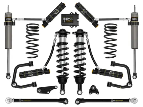 ICON Vehicle Dynamics - Icon 1.25-3" Lift, Suspension System, Tubular, Overland Rear Springs for Toyota (2024-25) Tacoma (Stage 10)