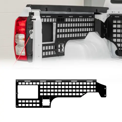 Putco - Putco MOLLE Panel for Ford (2024-26) Ranger (5'1" Bed, Tailgate Panel)