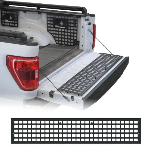 Putco - Putco MOLLE Panel for Ford (2015-26) F-150 (5'7" Bed/6'7" Bed, Tailgate Panel w/o Tailgate Work Surface)