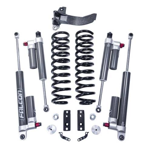 ReadyLIFT Suspension - Copy of ReadyLIFT 2.5" Coil Spring Front Lift Kit for Ford (2020-25) Super Duty Diesel, (w/ Falcon 3.3 Shocks)