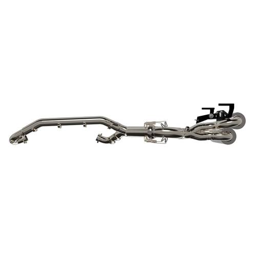 HMF Racing - HMF Exhaust Systems for Can-Am (2025-26) Outlander 1000, Titan Quiet Series, Slip On Application, Dark Grey
