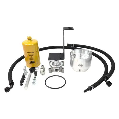 H&S Motorsports - H&S Motorsports Lower Fuel Filter Upgrade Kit Ford (2011-16) 6.7 Power Stroke (Long Bed)