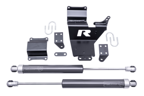 ReadyLIFT Suspension - ReadyLIFT 10-Lug Dual Steering Stabilizer Kit for Ford (2005-26) SD F450/F550 4WD Diesel