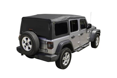 Smittybilt - Smittybilt JLU Square Back Full Replacement Top Kit for Jeep (2018-26) Wrangler