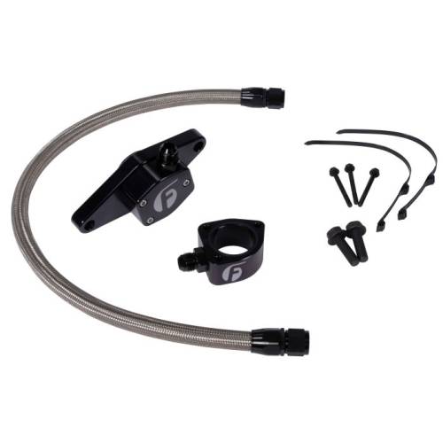 Fleece - Fleece Performance Coolant Bypass for Dodge (1998.5-02) 2500/3500 5.9L VP Cummins (w/ Stainless Steel Braided Line)