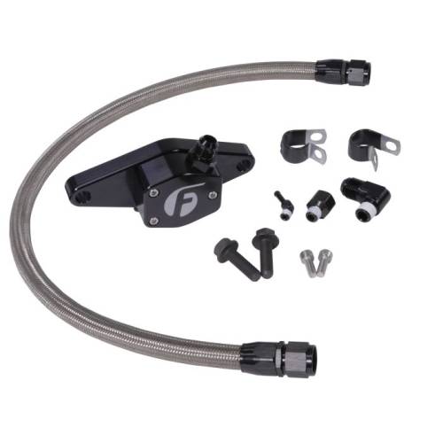 Fleece - Fleece Performance Coolant Bypass for Dodge (1994-98) 2500/3500 5.9L VP Cummins (w/ Stainless Steel Braided Line)