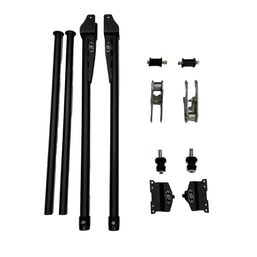 S&B - S&B Traction Bar Kit for Ford (1999-10) F250/F350 / Dodge/Ram (2003-13) 2500/3500 (Long Gusset)
