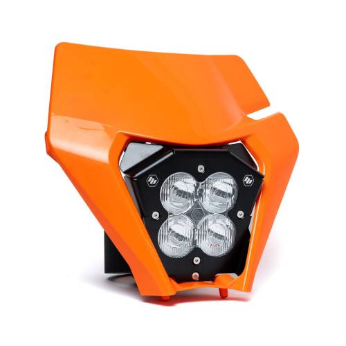 Baja Designs - Baja Designs XL40 (D/C) LED Headlight Kit for KTM (2017-19) 50-300 XC-W/XC-W TPI; 250-500 EXC-F, w/ KTM (2017-19) Shell