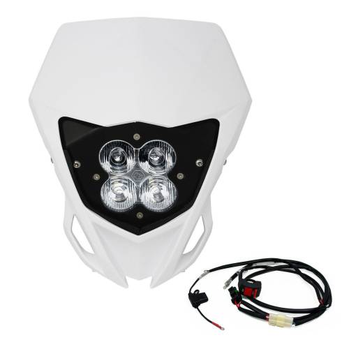 Baja Designs - Baja Designs XL40 LED Headlight Kit for Yamaha (2016-18) YZ250FX/450FX, w/ Shell