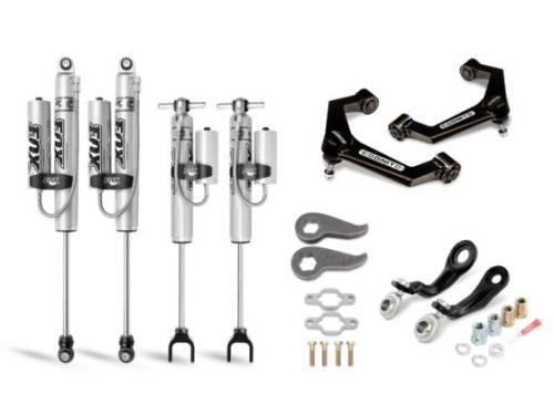 Cognito Motorsports - Cognito Motorsports 3-Inch Premier Leveling Kit for Chevy/GMC (2011-19) 2500/3500 2WD/4WD, w/ Fox PSRR 2.0 Shocks
