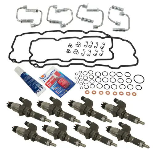 BD Diesel Performance - BD Diesel Injectors & Install Kit for Chevy/GMC (2001-04) 2500HD/3500 6.6L Duramax LB7