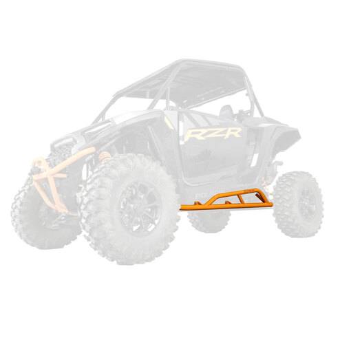 HMF Racing - HMF Rock Sliders for Polaris (2024-26) RZR XP 1000, Orange - Crush