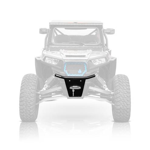 HMF Racing - HMF LT Front Bumper for Polaris (2014-18) RZR XP/4 1000, White, No Fair Lead Mount