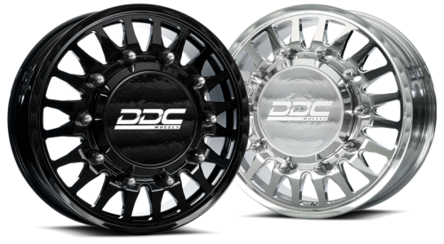 DDC Wheels - DDC Dually Wheels The Spoke Forged 20x8.25 10x225 Gloss Black 05-10 Ford 15-25 F-450/F-550 Dodge Ram 08-25 4500/5500