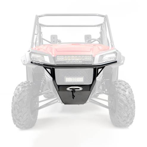 HMF Racing - HMF HD Front Bumper for Honda (2016-24) Pioneer 1000, Raw