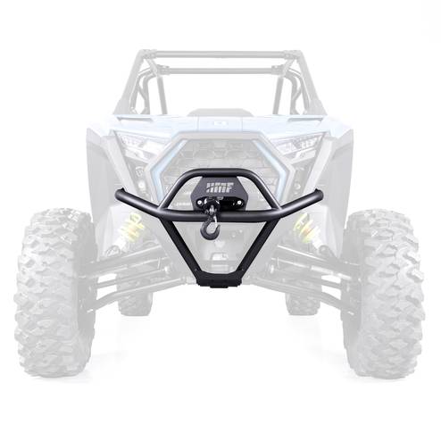 HMF Racing - HMF U4 Winch Mount Front Bumper for Polaris (2025) RZR Pro XP/XP4, Black - Gloss