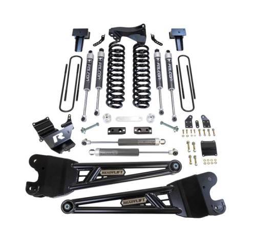 ReadyLIFT Suspension - ReadyLIFT 4" Coil Spring Lift Kit for Ford (2023-26) Super Duty F-250 & F-350 4WD, w/ Falcon 2.1 Shocks & Radius Arms