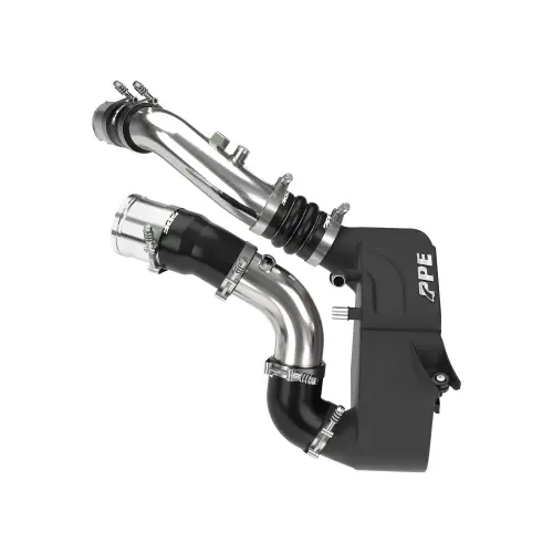 Pacific Performance Engineering - PPE Air-to-Water Intercooler w/ Polished Pipes for Ford (2011-26) 6.7L Power Stroke (Black)