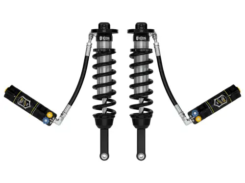 ICON Vehicle Dynamics - ICON 0-3.5"/0-2.75" Lift, V.S. 2.5 Series Coilover Kit, Extended Travel, Remote Reservoir w/ CDXS for Toyota (2005-23) Tacoma (Front, Pair)