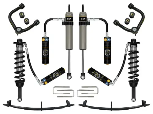 ICON Vehicle Dynamics - ICON 0-3.5" Lift for Toyota (2005-15) Tacoma / 0-2.75" Lift, Stage 6 Suspension System, Tubular, CDCV for Toyota (2016-23) Tacoma