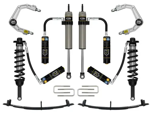 ICON Vehicle Dynamics - ICON 0-3.5" Lift for Toyota (2005-15) Tacoma / 0-2.75" Lift, Stage 6 Suspension System, Billet, CDXS for Toyota (2016-23) Tacoma