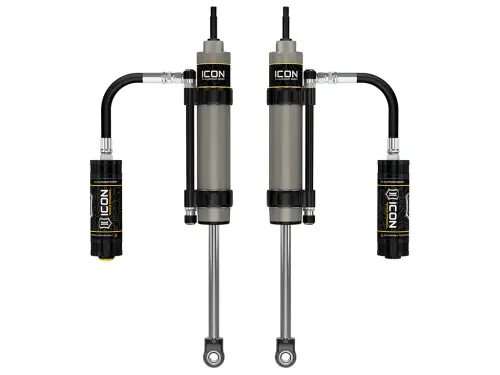 ICON Vehicle Dynamics - ICON 0-1.5” Lift, V.S. 2.5 Aluminum Series Shock Absorbers, Omega Bypass Remote Reservoir for Toyota (2005-23) Tacoma (Rear, Pair)