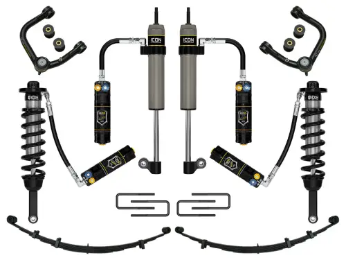 ICON Vehicle Dynamics - ICON 0-3.5" Lift for Toyota (2005-15) Tacoma / 0-2.75" Lift, Stage 9 Suspension System, Tubular, CDCV for Toyota (2016-23) Tacoma