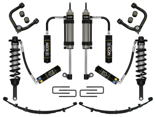 ICON Vehicle Dynamics - ICON 0-3.5" Lift for Toyota (2005-15) Tacoma / 0-2.75" Lift, Stage 10 Suspension System, Tubular, CDCV for Toyota (2016-23) Tacoma