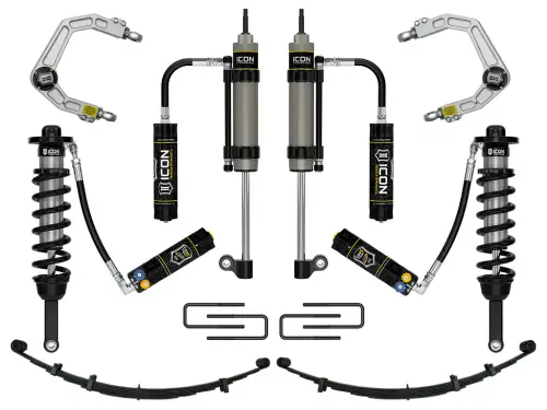 ICON Vehicle Dynamics - ICON 0-3.5" Lift for Toyota (2005-15) Tacoma / 0-2.75" Lift, Stage 10 Suspension System, Billet, CDCV for Toyota (2016-23) Tacoma