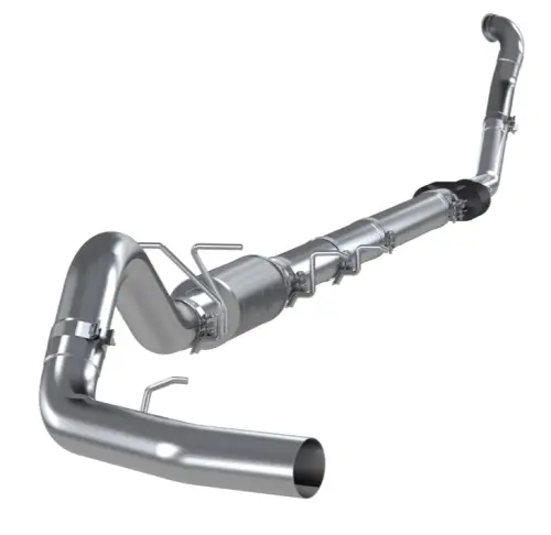 MBRP PowerSports - MBRP 4" Turbo Back, Single Side Exit, (Aluminized 3" DownPipe), P for Ford (1994-97) F-250/F-350 7.3L Power Stroke, Automatic ONLY