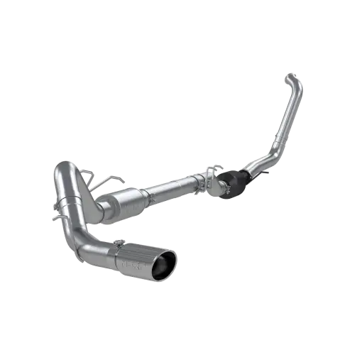 MBRP - MBRP 4" Turbo Back, Single Side Exit for Ford (2003-07) F-350/F-450/F-550, 6.0L Power Stroke