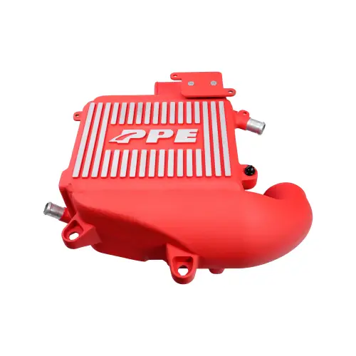 Pacific Performance Engineering - PPE LM2, LZ0 Air-to-Water Intercooler Kit for Chevy/GMC (2020-26) 3.0L Duramax (Red)