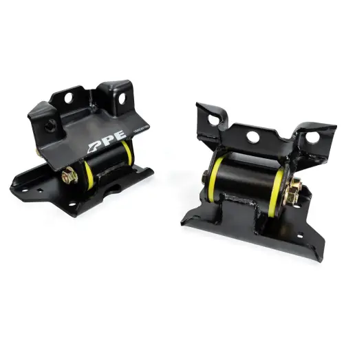 Pacific Performance Engineering - PPE Engine Mount Kit for Chevy/GMC (2001-10) 2500/3500HD (w/ Silicone Bushings, Yellow - 60 Hardness (Performance / Race))