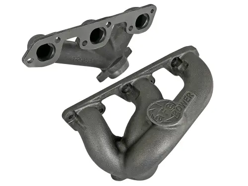aFe - aFe Power BladeRunner Ported Ductile Iron Exhaust Manifolds for Jeep (2007-11) Wrangler (JK) V6-3.8L