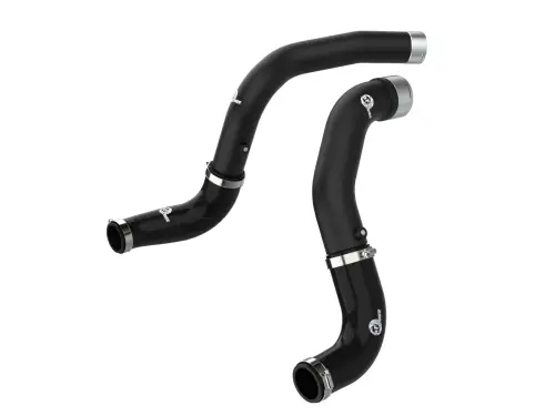 aFe - aFe Power BladeRunner 3" Aluminum Hot and Cold Charge Pipe Kit for Jeep (2020-23) Wrangler V6-3.0L (td) EcoDiesel (Black)