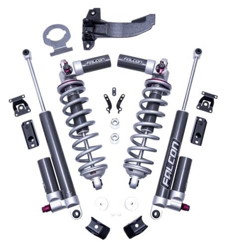ReadyLIFT Suspension - ReadyLIFT 2.5" Coilover Front Lift Kit for Ford (2017-26) Super Duty Diesel 4WD (w/ Falcon 3.3 Shocks)