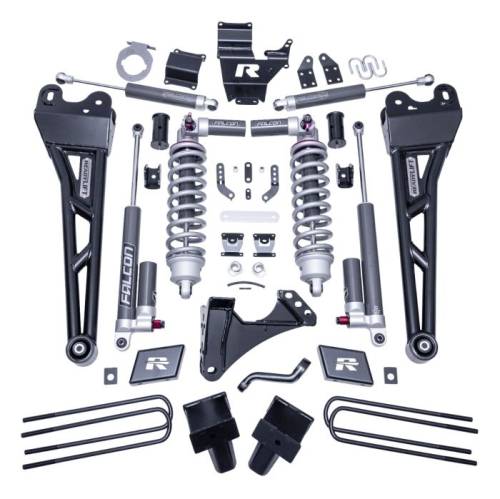 ReadyLIFT Suspension - ReadyLIFT 6" Coil Spring Suspension System for Ford (2017-22) F-250/F-350 Super Duty 4WD, (w/ Falcon MAX3.3 Shocks and Radius Arms)