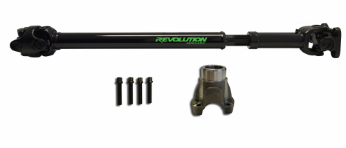 Revolution Gear & Axle - Revolution Gear & Axle Front 1310 CV Driveshaft for Jeep (2007-18) Wrangler JK 2 & 4 Door, Flange Style